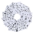 thumbnail image 3 of kusrkot 12 Pack Girls Cute Nail Art Water Transfer Stickers Key Manicure Tips Decals, 3 of 9