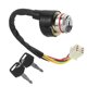 thumbnail image 1 of unbranded Interruptor De Encendido Universal Para Motocicleta Con Llave Y De 6 Cables En Negro, 1 of 8