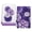 Purple Dahlia, variant on Navy Blue Dahlia Flower Spring Kitchen Towels, Blue Gray Dish Towels Set of 2, Spring Summer Elegant Floral 18 x 26 Inch Hand Towel Quick Drying Dishcloth Decor for Kitchen Bathroom Home
