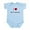 Sky Blue, variant on CafePress - I Love San Francisco Infant Bodysuit - Baby Light Bodysuit, Size Newborn - 24 Months