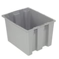 thumbnail interactive-video image 1 of UBMOVE Handled Attached-Lid Container – 21.9 X 15.3 X 17.2 In, Gray, CRAT211517GY 1 of 3