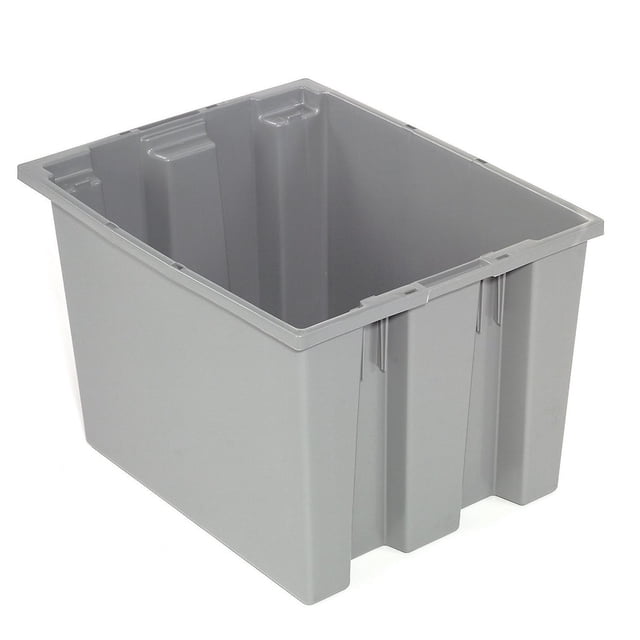 UBMOVE Handled Attached-Lid Container – 21.9 X 15.3 X 17.2 In, Gray, CRAT211517GY
