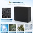thumbnail image 4 of Bingirl 4FT Firewood Log Rack with Zipper Cover, 2600lbs Capacity, Black Waterproof Oxford, 4 of 6