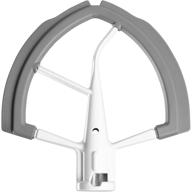 Flex Edge Beater Compatible with KitchenAid 4.5-5 Qt Tilt-head Stand Mixer， Beater With Silicone Edges 