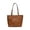 Brown, variant on Tote Bag Trend Foreign Style Cute Bear Women's Shoulder Bag Large Capacity Korean Version PU Leather Handbag