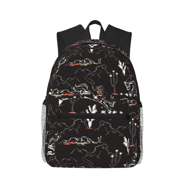 Fotbe Cowgirl In Desert Mochila Ligera Casual para Laptop para Hombres y Mujeres, Mochila Impermeable de Uso Diario, Mochila para Universidad