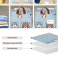 thumbnail image 5 of Ryvnso Cute Cartoon Animal Bears Storage Bins Large Basket Foldable Cube Toys Organizer with Handles 1 PC, 5 of 7