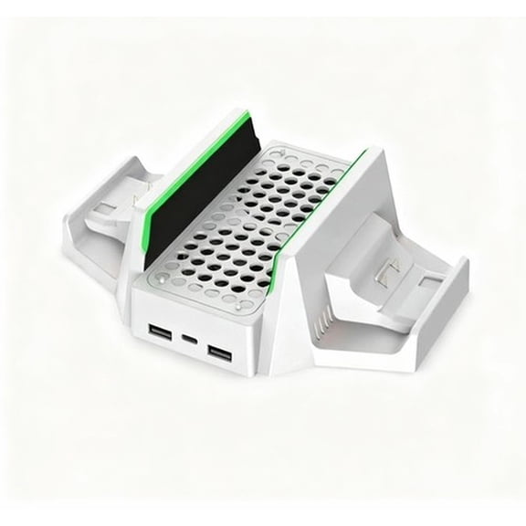For Xbox Series S Cooling Stand with Wireless Charger & Controller Battery Pack