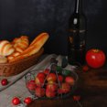 thumbnail image 3 of Iron Handheld Fruit Bread Basket Multi-Functional Basket Sturdy Bread Holder, 3 of 6