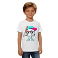 thumbnail image 3 of Chemises pour Garçons Filles Col Rond Tout-Petit T-Shirt à Manches Courtes Vêtements d'Été Pyjamas Garçons 2T, 3 of 3