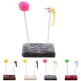 thumbnail image 2 of Cat Spring Toy Interactive Plush Pom Pom Cat Scratching Toy Kitten Mouse Toy, 2 of 10