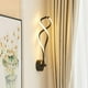 thumbnail image 5 of Lámpara de Pared LED, Lámpara de Pared LED Moderna de tres Decorativa para Interiores para Sala de , Pasillo, Escaleras, , Decoración Negro Salvador luces de pared, 5 of 6