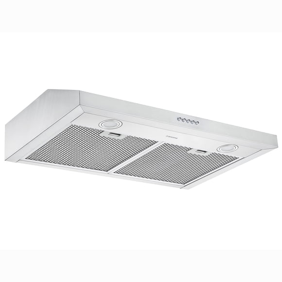 Ancona Slim III 30-Inch Under-Cabinet Range Hood with LED Lights, 325 CFM, Stainless Steel