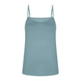 thumbnail image 4 of bnaln Vest Tops Women Sale Summer Tank Tops Sleeveless Spaghetti Strap Camisole Blouse Top Crew Neck Casual Beach Flowy Cami Shirts Y2K Going Out Tops Cute Tshirts Fashion Outfits, 4 of 7