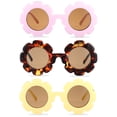 thumbnail image 1 of QualitChoice 3pcs/set Fashionable Vintage Kids Sunglasses UV Protection For Summer Style, 1 of 6