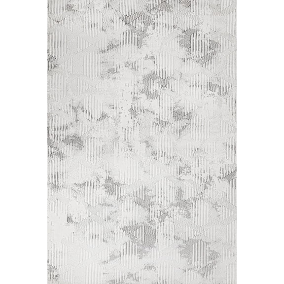 Grey Abstract Area Rugs for Living Room Washable Rugs Boho Moroccan Area Rug Soft Neutral Geometric Bohemian Carpet Distressed Indoor Rug for Bedroom Dining Room Office Foldable Nonslip Rug