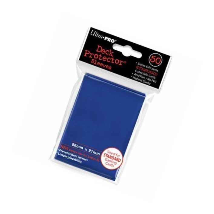 ULTRA PRO BLUE Deck Protector Magic Pokemon Standard 50 Card Sleeves 