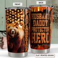 thumbnail image 2 of Tumbler For Dad 20oz Husband Daddy Protector Stainless Steel Insulated Tumblers Coffee Travel Mug Cup Gift for Dads Father Papa, 2 of 6
