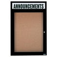 thumbnail image 6 of Aarco Products DCC4836RHB 36 in. W x 48 in. H Enclosed Aluminum Bulletin Board with Heater - Blue, 6 of 7