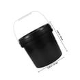 thumbnail image 2 of QUMIIRITY PP Material Round Bucket with Lid for Paint Storage and Liquid Transport, 2 of 8