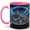 Pink, variant on Snow Globe Castle 11oz Ceramic Mug, Winter Fantasy Coffee Cup