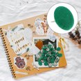 thumbnail image 1 of UPGRATOR 50Pcs Green Cloth Iron Two Legged Nails Decorative Brads For Paper Crafts Mini Round For Ribbon Fixing, 1 of 4