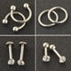 thumbnail image 5 of Pendientes de Acero Inoxidable Yinane Espárragos para Mujeres Hombres 18Pcs, 5 of 6