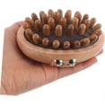 thumbnail image 3 of Wooden Hair Brush with Beech Wood Air Cushion for Scalp Massage, Compact Gift for Men and Women, 3 of 4
