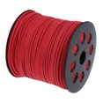 thumbnail image 4 of leather suede cord 3mm flat 90 meters Red, 4 of 6