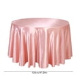 thumbnail image 3 of Round Satin Tablecloth, Party Table Cover, Wedding Dining Decor, Elegant Glossy Drape and Wrinkle Recovery Fabric for Dessert Tables, Wedding Receptions, and Home Dining, 3 of 6