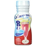 Angle View: glucerna glucerna shakes creamy strawberry, creamy strawberry 6/8 oz