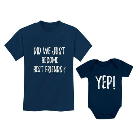 Big Brother/Sister Little Brother/Sister Set Gift For Siblings Baby & Toddler Child Navy 5/6 / Baby Navy 6M (3-6M)