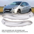 thumbnail image 4 of 9814464680, Left Right Clear Rearview Mirror Turn Signal Shell Side Mirror Turn Signal Light Cover Durable Sturdy Plastic  for Car, 4 of 7