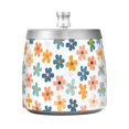 thumbnail image 7 of Yayeee Ashtray with Lid for Cigarette Smokeless Stainless Steel Home Ash Holder, Colorful Flowers, 7 of 7