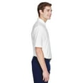 thumbnail image 3 of 8413 UltraClub Men's Cool & Dry Elite Tonal Stripe Polo White 4XL, 3 of 3