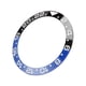 thumbnail image 4 of Anillo de inserción de bisel de reloj azul y negro de 38 mm de diámetro Anillo de inserción de bisel de reloj de pulsera GMT de cerámica con caracteres blancos, 4 of 14