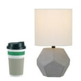 thumbnail image 6 of Evelyn&Zoe 12" Contemporary Table Lamp with White Drum Linen Shade, 6 of 9