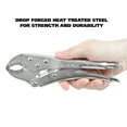 thumbnail image 6 of GreatNeck Curved Jaw Locking Pliers, Steel, 10 inch, 6 of 10