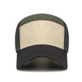 thumbnail image 4 of HNMKIU Hop Retro Color Block Sun Protection Sports Breathable Baseball Hat Adjustable Stylish for Casual Wear and Outdoor Adventures Green,One Size, 4 of 8