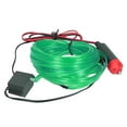 thumbnail image 3 of 5m/16.4ft Auto LED Tira Encendedor de Cigarrillos Drive Luminoso Ambiente Luz Interior del Coche DC 12V Verde Jadeshay A, 3 of 8