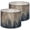 Color 2, variant on Linen Drum Lamp Shades Serene Stream Waterfall Mossy Rocks Crystal Clear Pool Forest 13" x 13" x 10" Lampshade for Table Lamps Floor Lamps Lamp Shade Replacement Easy Assembly Required