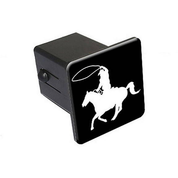 Cowboy Roping 2" Tow Trailer Hitch Cover Plug Insert