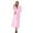 Pink, variant on UJNDER Soft Flannel Hooded Bathrobe for Long Loungewear with Belt Cozy Winter Kimono Robe and Sleepwear Garment Robes for Women XL
