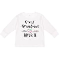 thumbnail image 3 of Inktastic Great Grandmas Favorite- Heart Great Grandchild Boys or Girls Long Sleeve Toddler T-Shirt, 3 of 5
