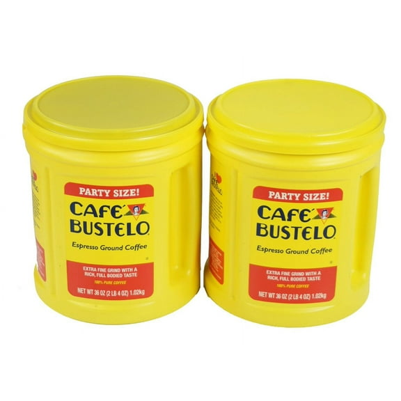 Cafe Bustelo Coffee Espresso, 36-Ounce Can x 2 Pack