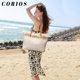 thumbnail image 2 of LHSHID Tote Bag for Women Cute Canvas Shoulder Bag Summer Vibe Beach Bag Casual Handbag Bohemian Hobo Bag with Tassels, 2 of 6