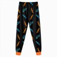 thumbnail image 5 of Gibobby Toddler Boys Pajamas Boys Pajama Sets Soft Long Sleeve Fall Winter Sleepwear Sets 1t 2t 3t 4t 5t 6t Toddler Boys Clothes Toddler Boys Clothes,Orange,Size 4-5 Years, 5 of 8