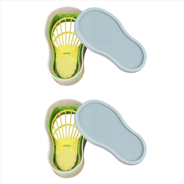 2X Juego de Rebanadora de Aguacate 5 en 1 Cortador de Frutas Pelador Removedor de Núcleo Conjunto de Herramientas Multifuncionales