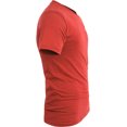 thumbnail image 6 of Ma Croix Men's Premium Solid Cotton V Neck T-Shirts Short Sleeve Tee, 6 of 8