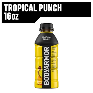BODYARMOR Tropical Punch Electrolyte Sports Drink, 16 fl oz Bottle